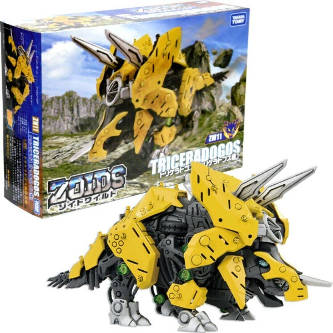TAKARA TOMY ZOIDS WILD ZW11 TRICERADOGOS MODEL KIT ACTION FIGURE