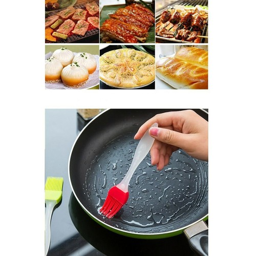Baking BBQ Basting Brush Bakeware Pastry Bread Oil Cream Cooking Silicone Brush - Picture 4 of 17