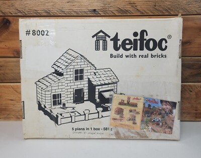Teifoc 8002 UNIVERSAL Real Brick Construction Real Building Set