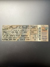 Styx Frampton 2004 Ticket Stub DTE MI Vintage Rock Concert Music Memorabilia