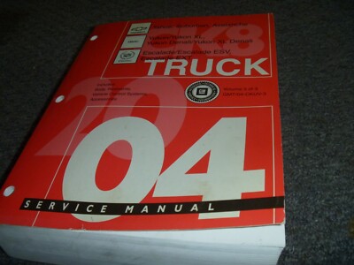 2004 Chevrolet Tahoe BODY RESTRAINTS CONTROL SYSTEMS Service Repair Manual xz