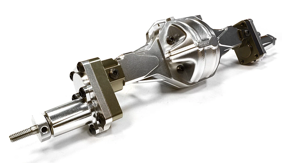 Integy Aluminum Complete T5 Rear Axle Silver SCX10 Dingo / Honcho C26156SILVER - Image 2 of 2