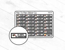1170-17~~Graduation Countdown Planner Stickers.