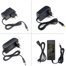 EU Plug 1A 2A 3A 5A Power Supply Adapter 100V- 240V to 12V Lighting Transformer