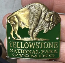 Die Cut Yellowstone National Park Hiking Staff Stick Medallion NEW Old Faithful