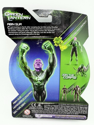 Mattel DC Comics Universe Green Lantern Movie ABIN SUR 5" GL07 Power Ring - Picture 4 of 7