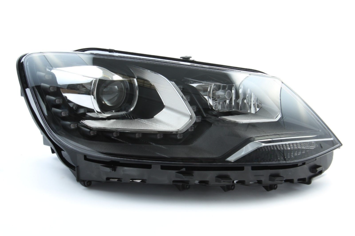 VW Sharan 7n Original Headlight Xenon Headlight Right 7n1941034d 
