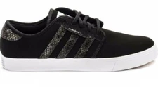 Adidas SEELEY Black Snakeskin White Skateboarding G99714 (228) Men's Shoes