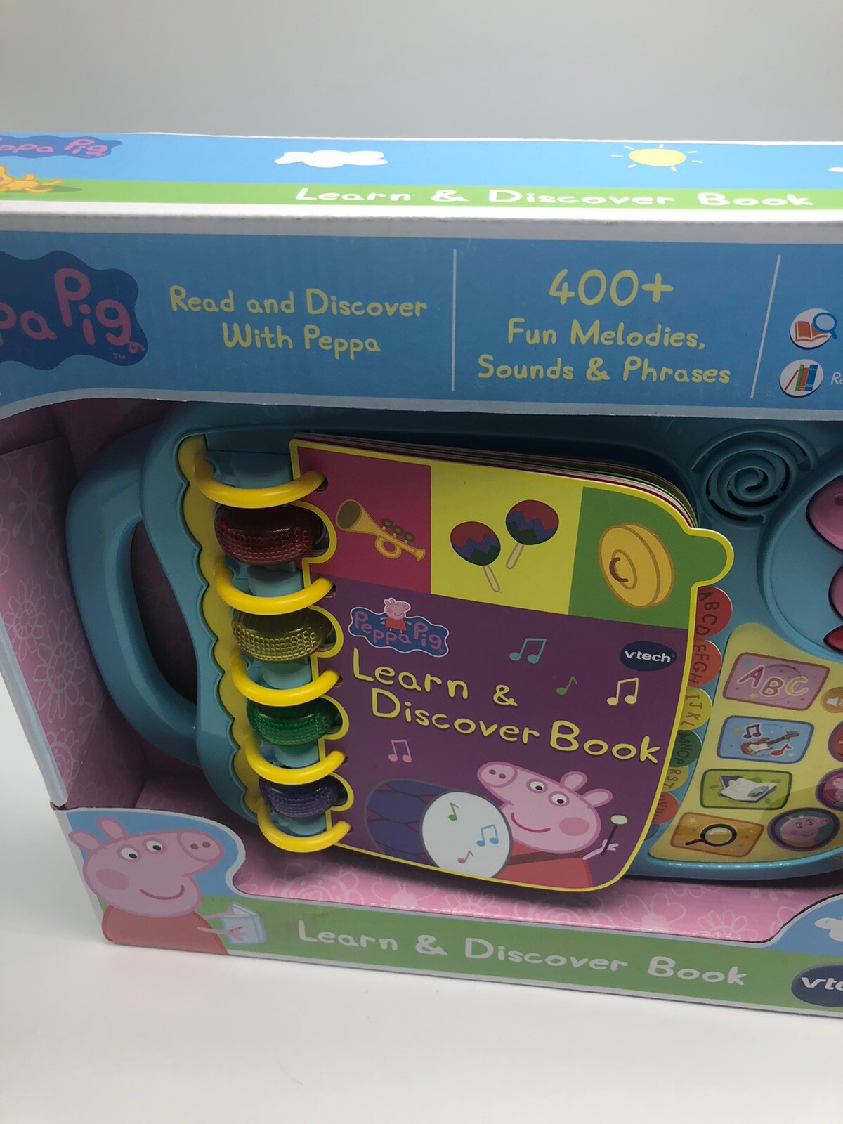 vtech peppa pig learn & discover book