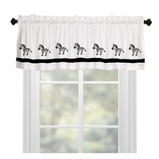 Zebra Zoo Africa Window Valance Color Choices