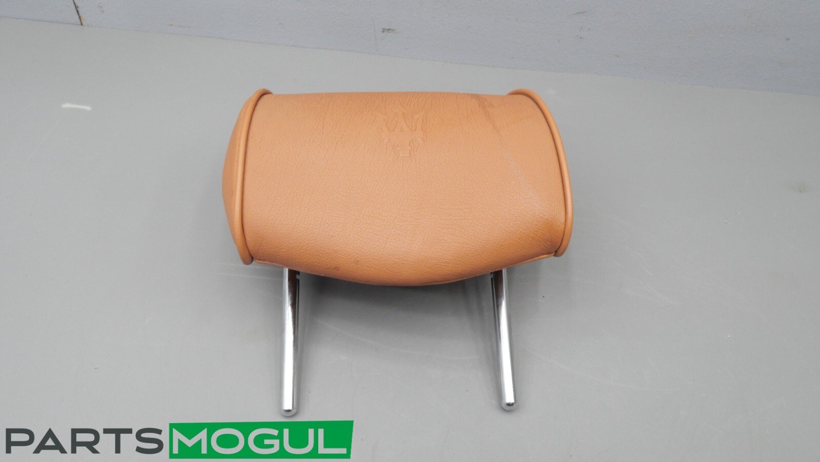 03-13 Maserati Quattroporte M139 Rear Right or Left Seat Headrest Beige OEM