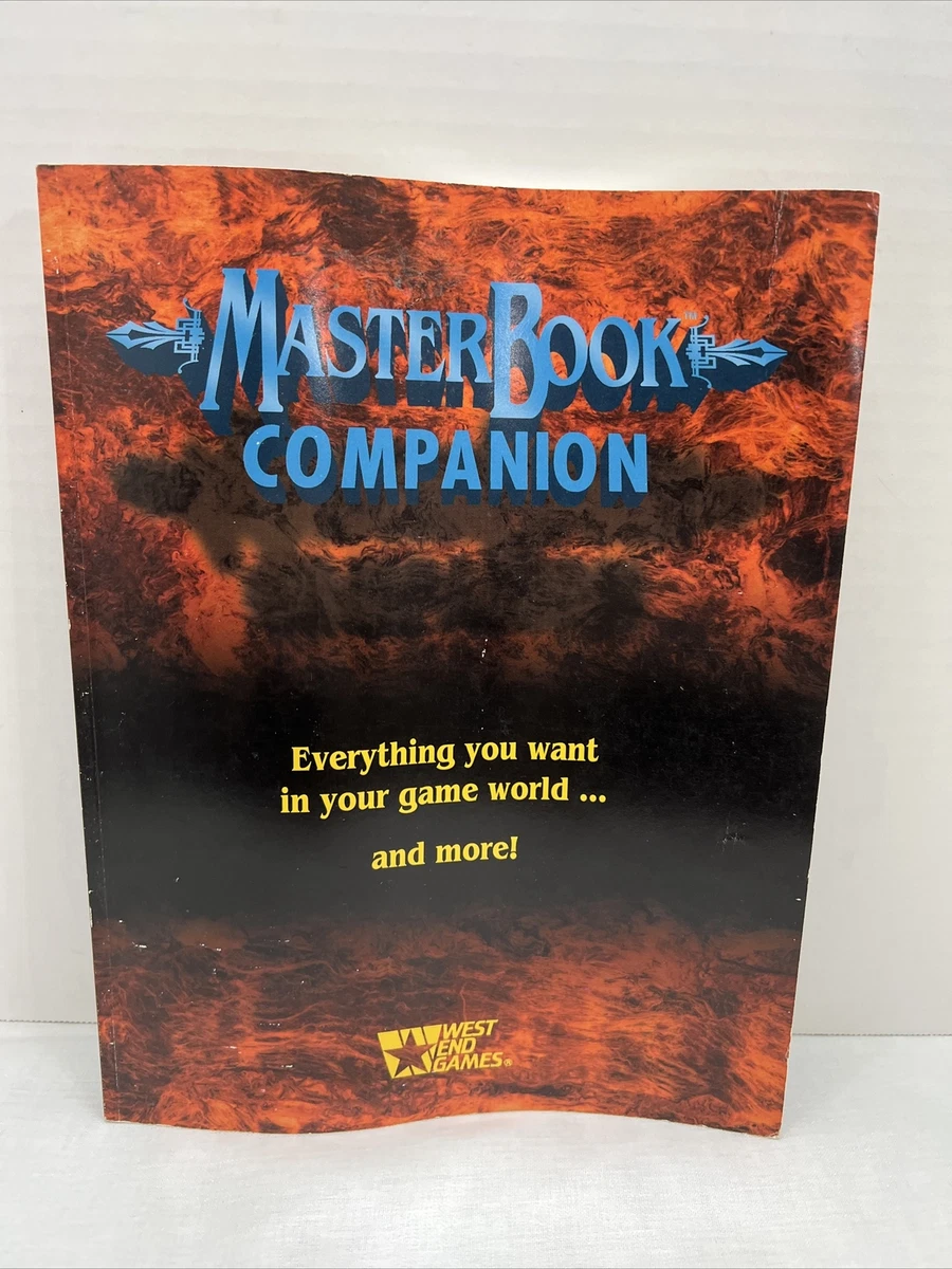 West End Games MASTER BOOK COMPANION Everything you want in your