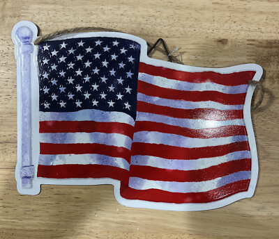 American Flag Metal Décor Wall Art Store Shop Bar Cave Tin Sign