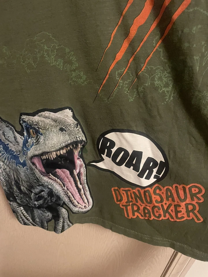Camiseta Jurassic Park World T-Rex Dinosaurio Animal Tracker Niños Talla XXL (18). A3 Foto 2 de 4