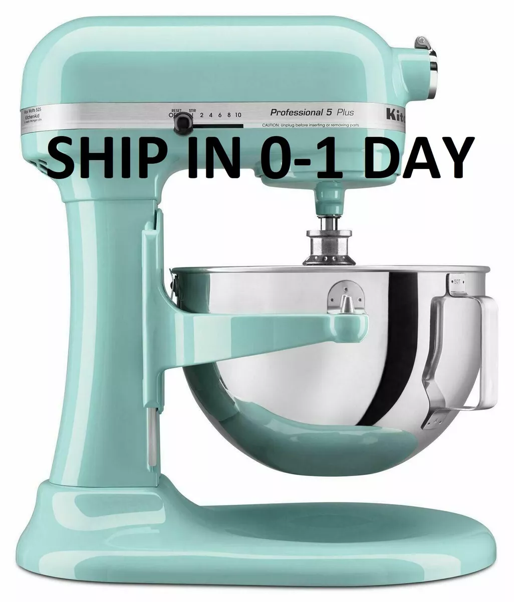 KitchenAid Pro 5 Turquoise Aqua Blue Professional Plus 5 Q Bowl