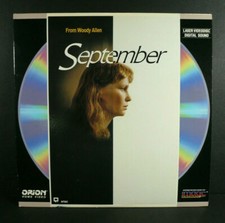 September - Woody Allen Film - Mia Farrow, Denholm Elliot - Laser Disc