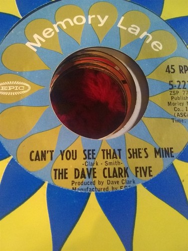 Dave Clark 5, Can't You See That She's Mine/Any Way You Want It~Memory Ln 45+slv