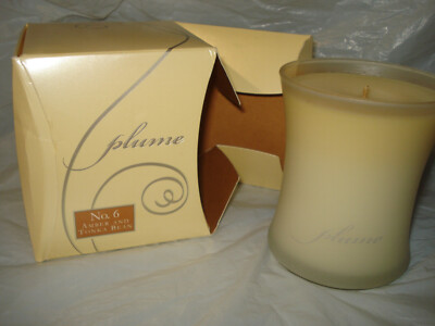 Joya Studio NYC Candle PLUME No 6 AMBER and TONKA BEAN - discontinued