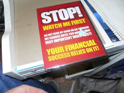 NEW- ANTHONY MORRISON STOP WATCH ME FIRST  DVD  FREE SHIPPING 