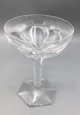 Legagneux Tcpl by Val St Lambert single Sherbet/ Champagne Glasses, gently used