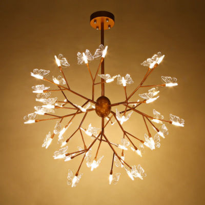Acrylic Firefly Shape Ceiling Light Chandelier Lighting Pendant Lamp Fixtures Yc