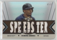 2012 Topps Triple Threads Relics Sepia 7/27 Desmond Jennings #TTR-185 1i0