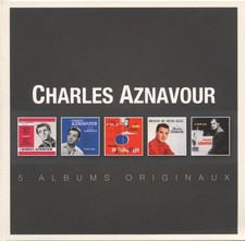 Charles Aznavour - 5 Albums Originaux - CD, Album, RE + CD, Album, RE + CD,...