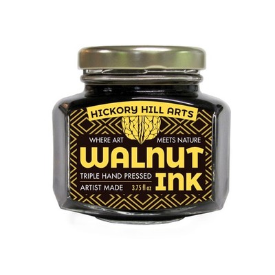 Handcrafted Walnut Ink, Large 3.75 Oz (112 mL) Comes in a Resealable Glass In...