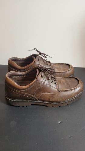 ROCS by Rockport Men’s Brown Leather Casual Oxford Shoes Size 13M Lace-Up...
