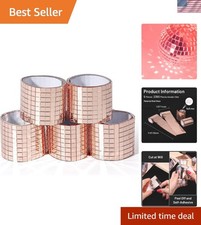2360 Pieces Self-Adhesive Mosaic Tiles, 5 x 5 mm Disco Tiles