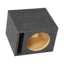 SINGLE 10" PORTED HEAVY-DUTY " MDF SUBWOOFER ENCLOSURE SUB BOX w/ 1" MDF FACE