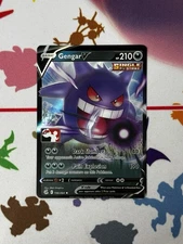 Pokémon TCG Gengar V 156/264 Fusion Strike Prize Pack Stamp NM SUPER CLEAN COPY