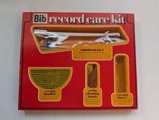 Vintage Bib Record Care Kit - 1970s - Missing Brush - See Details