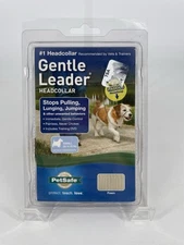 PetSafe Gentle Leader Head Collar with Training DVD, SMALL UP TO 25 LBS., FAWN