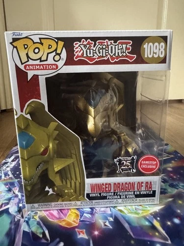 Funko POP! Yu-Gi-Oh! Winged Dragon of Ra #1098 (GameStop Exclusive) w/protector