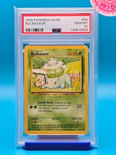 PSA 10 - 1999 POKEMON GAME 44 BULBASAUR