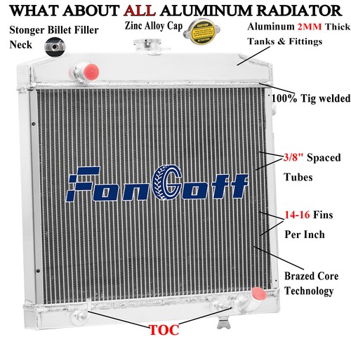 3-Row Radiator FOR 68-1972 Mercedes Benz S-CLASS W108/W109/W111 250 280 300 AT.