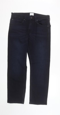 Mustang Herren Jeans Blau Straight Leg 34W 30L Regular Fit Denim