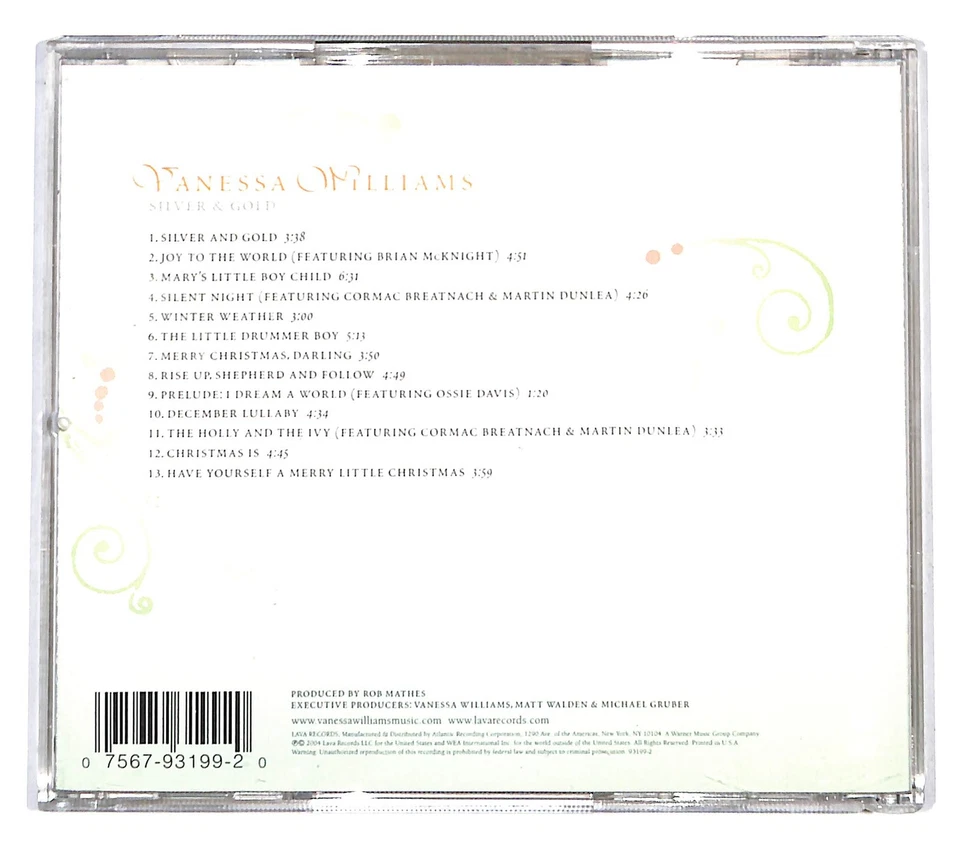 EBOND Vanessa Williams - Silver & Gold - Lava - 93199-2 CD CD137338 - Immagine 2 di 2