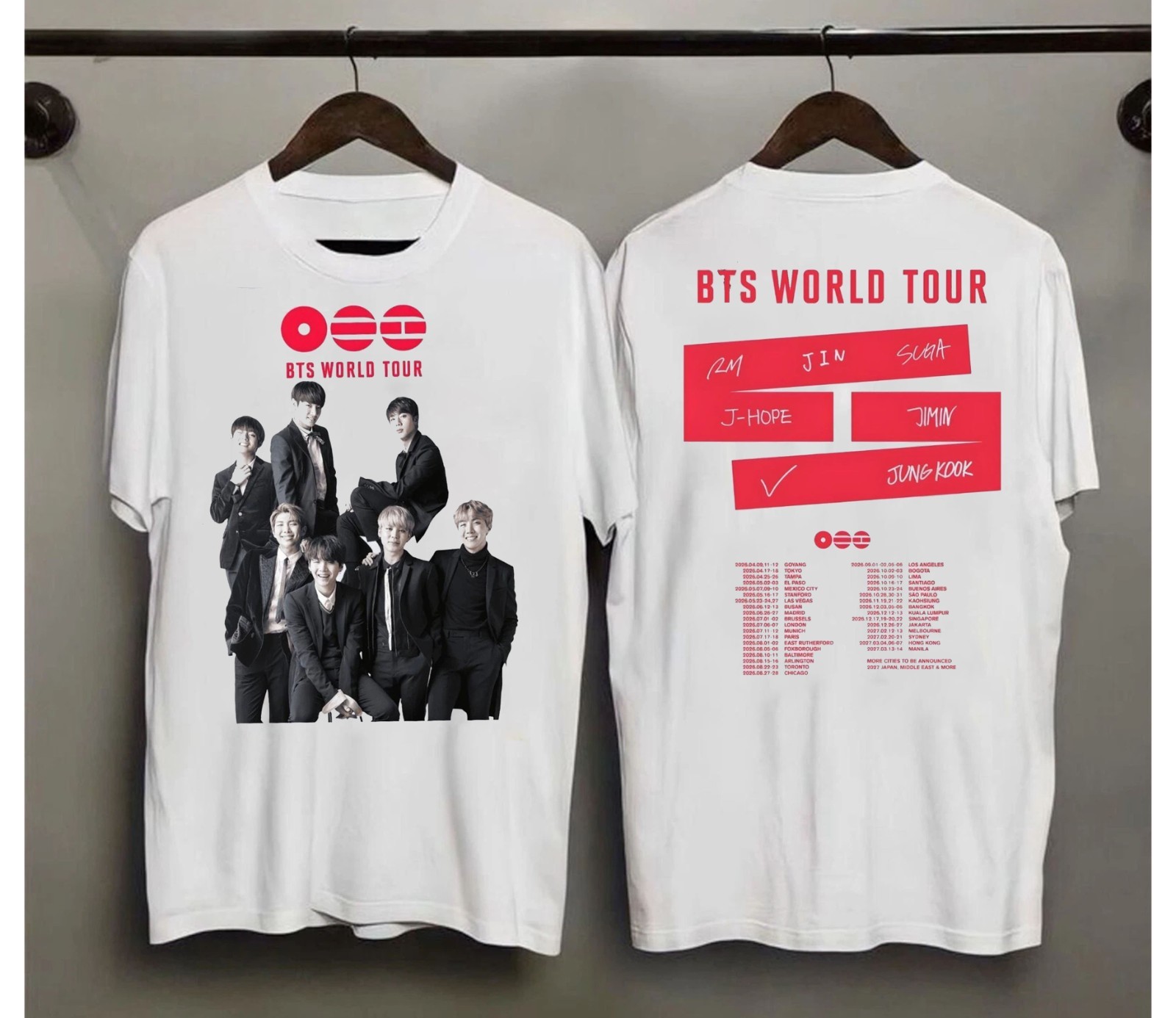 BTS World Tour T-Shirt, Bangtan Comeback 2026 T-Shirt, FAST SHIP