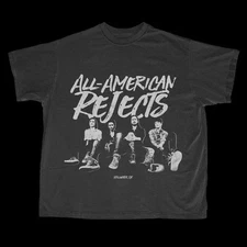 The All-American Rejects Band Members Graphic Black T Shirt Full Size S-5XL AQ30