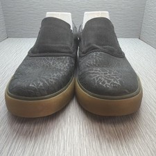 Nike SB Slip On Shoes Mens 9.5 Black Skate Sneakers Canvas Gum Sole Low Top