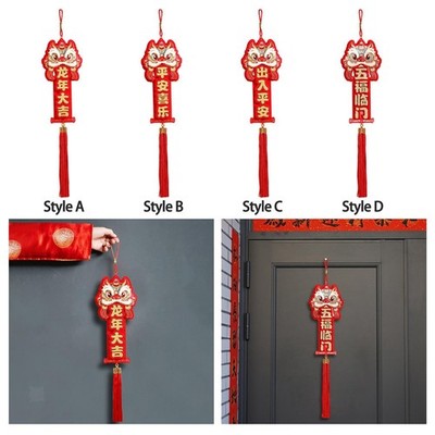 Türschild Foto Requisiten Chinesisches Neujahr Hängedeko Drache Löwe für