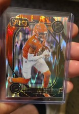 2024 Panini Select - Club Level Rome Odunze #236 Black & Red Shock Prizm (RC)