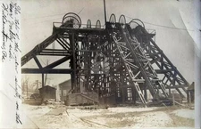 Williamstown PA Pennsylvania Coal Mine New Shaft RPPC Photo Postcard COPY