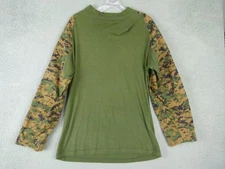 Rothco Mens Small Green Camo Tactical Long Sleeve T-Shirt