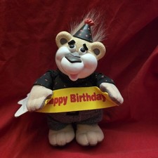 Vintage Mattel 1999 Happy Birthday Bubba Talking Bear WORKS