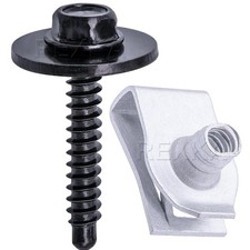 20 Sets M4.2x1.41x25 Multi-Purpose Bolt U Nuts for GM Chevy Buick