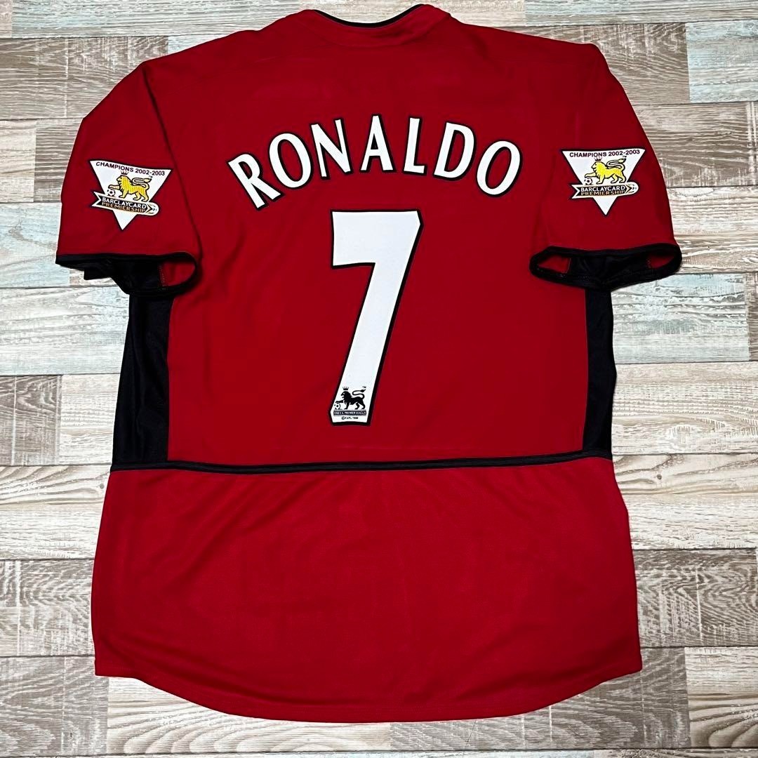 【未使用品】2004シーズン　 マンチェスターユニフォーム　RONALDO 7 2004/06 Manchester United Home Jersey #7 Ronaldo XL Nike