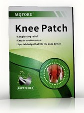 Knees Pain Relief Patches, Herbal Warming Plaster, Long-Lasting 48 Patches.